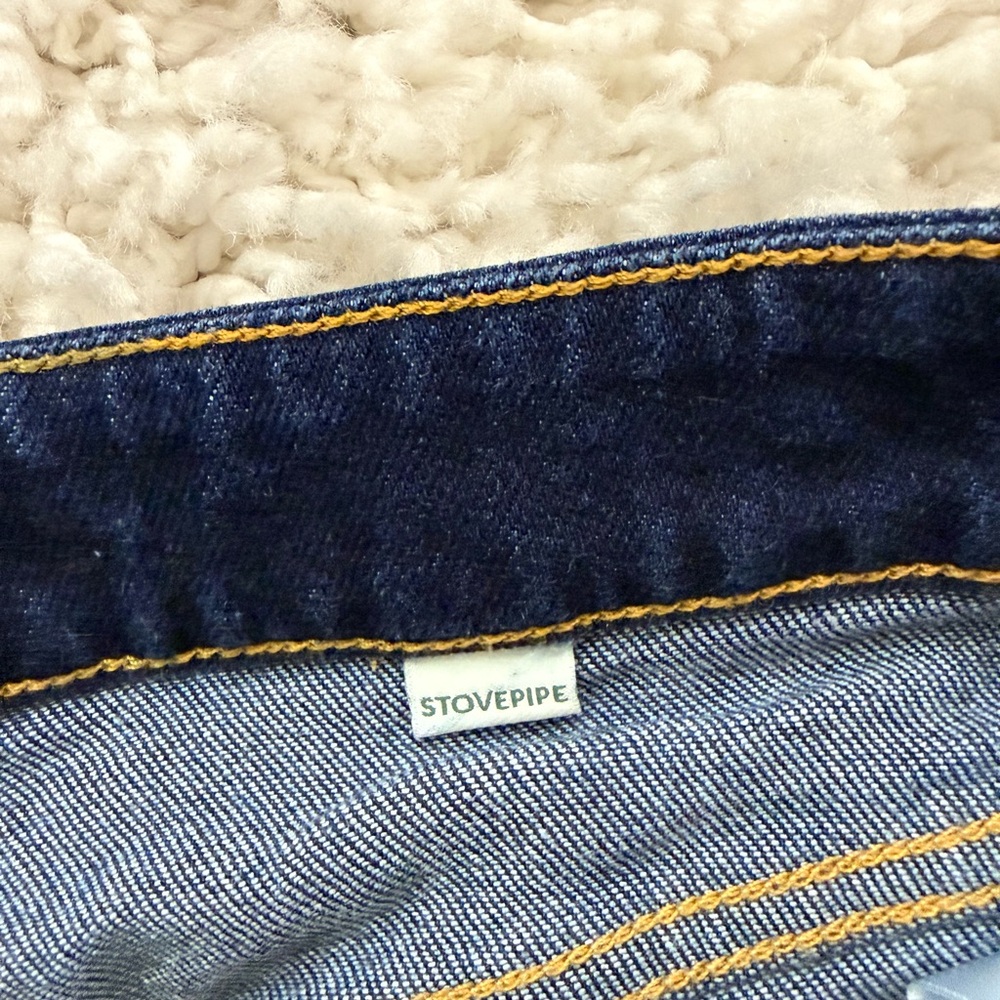 Tecovas Dark Indigo Straight-Leg Women's Jeans - Picture 6 of 9